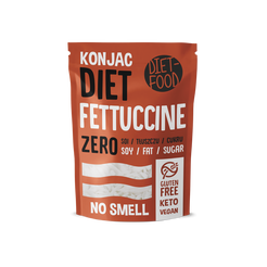 DIET-FOOD Makaron shirataki fettuccine bezglutenowy (Konjac Noodles) (200g)