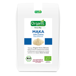 ORGANIC Mąka gryczana pełnoziarnista, ekologiczna (900g) - BIO