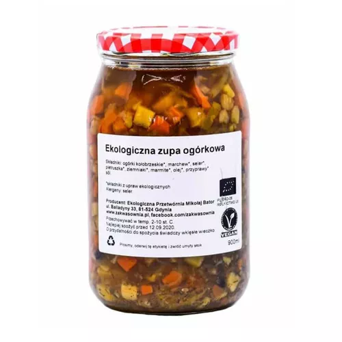 *DELIKATNA Zupa ogórkowa dla rodziny (900ml) - BIO (f)