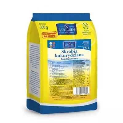 BEZGLUTEN Skrobia kukurydziana bezglutenowa (500g)