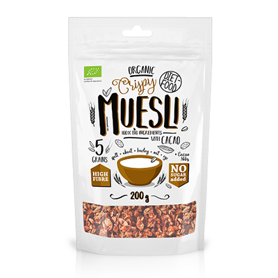 DIET-FOOD Musli crunchy kakao (200g) - BIO