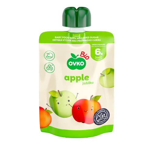 OVKO Przecier jabłkowy po 6 miesiącu życia (90g) - BIO