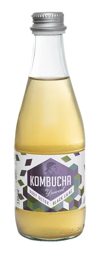 KOMBUCHA BY LAURENT Kombucha Fresh Start Black Lilac (body detox) (330 ml) - BIO