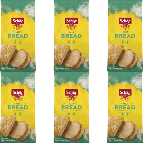 6x SCHAR Mix B mieszanka do wypieku pieczywa, bezglutenowa (1kg) (zbiorcze)