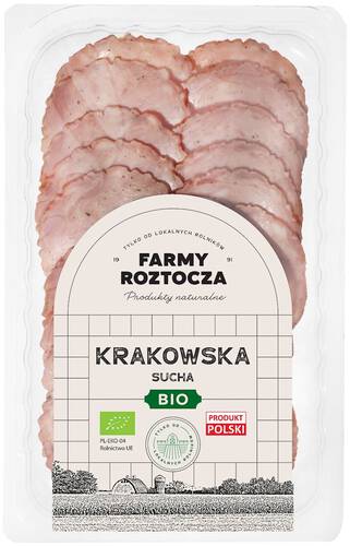 *FARMY ROZTOCZA Krakowska sucha w plastrach (80 g) - BIO