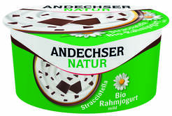*ANDECHSER Jogurt kremowy Stracciatella 10% tłuszczu (150g) - BIO