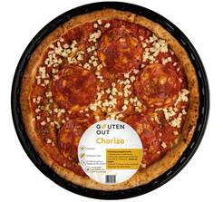*GLUTENOUT Pizza chorizo bezglutenowa 230 g średnica 31 cm