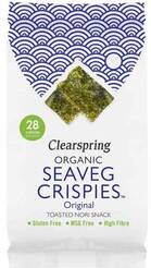 CLEARSPRING Chipsy z alg morskich nauralne Seaveg bezglutenowe (4 g) - BIO